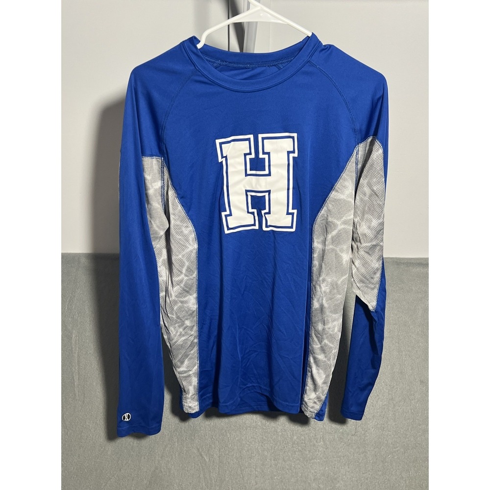 Highlands Highschool NKY Kentucky Holloway Men's L Activewear Top Royal Blue